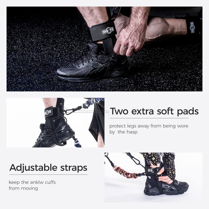 INNSTAR Vertical Jump Trainer Leg Strength Resistance Bands Set for Basketball Triple Jump Football Volleyball Training Provide of Customized Services - Image 4